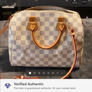 SOLD!! Louis Vuitton Damier Azur  Speedy 25